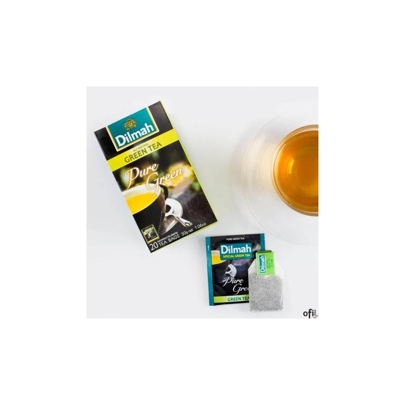 Herbata DILMAH PURE GREEN TEA (20 kopert) 1,5g zielona