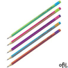 Ołówek tech.z gumką 2B (12)TIT ANUM 83724 czerw.-czar.