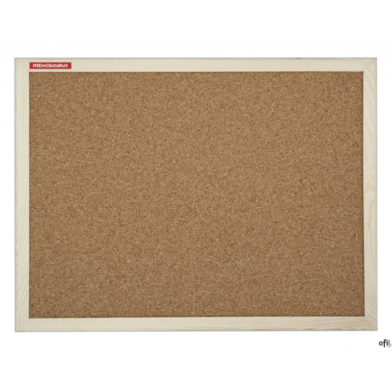 Tablica korkowa 90x60 w ramie drewnianej MTC090060.00.01.01