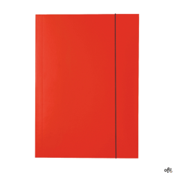 Teczka lakierowana z gumką A4 czerwona ESSELTE 13436