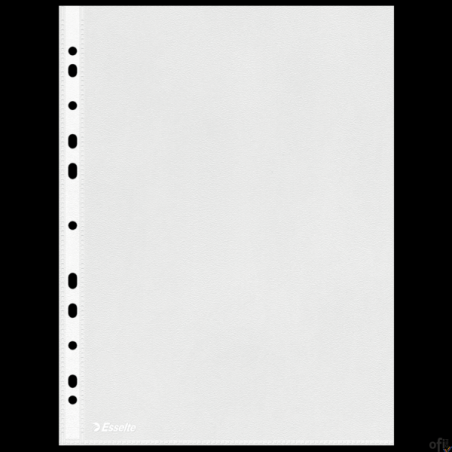 Koszulki groszkowe A4 Esselte, 43 mic., 100 szt., w folii, 56171