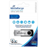 Pamięć Pendrive MediaRange 32GB USB 2.0, obracany, srebrno-czarny, MR911